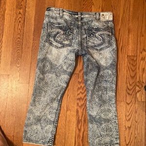 Silver Aiko capris waist 30